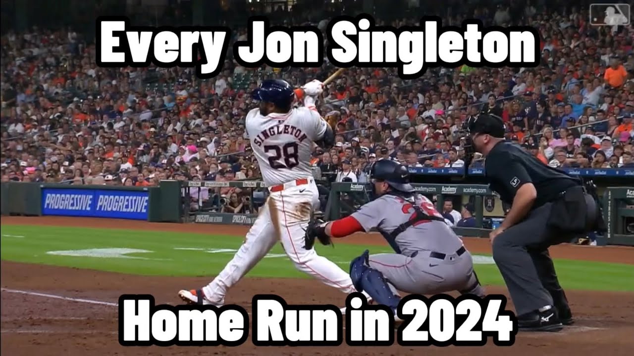 Every Jon Singleton home run of the 2024 regular season