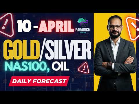 Video preview for GOLD Price Prediction TODAY | 10 April 2026 | #GOLD #USOIL #NASDAQ #silver. Forex Market Updates.