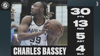 Charles Bassey DOMINATES in Season Debut with 30 PTS, 13 REB & 4 BLK vs. Legends