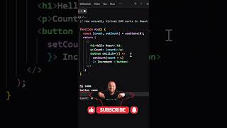 How Virtual DOM Works? #shorts #reactjs #javascript #programming