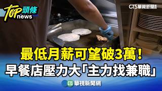 Minimum Monthly Wage Expected to Top $30,000! Breakfast Shops Struggle, Shift Focus to Part-Time ...