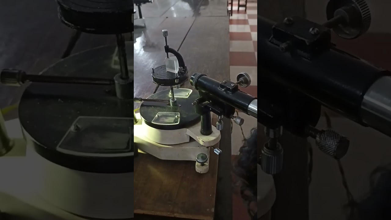 spectrometer- dispersive power of a prism-5th sem practical