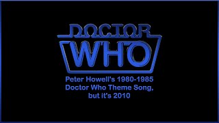DOCTOR WHO 1980-1985 THEME BUT IT'S 2010 | MIDI EXPERIMENT | CINEMASIF