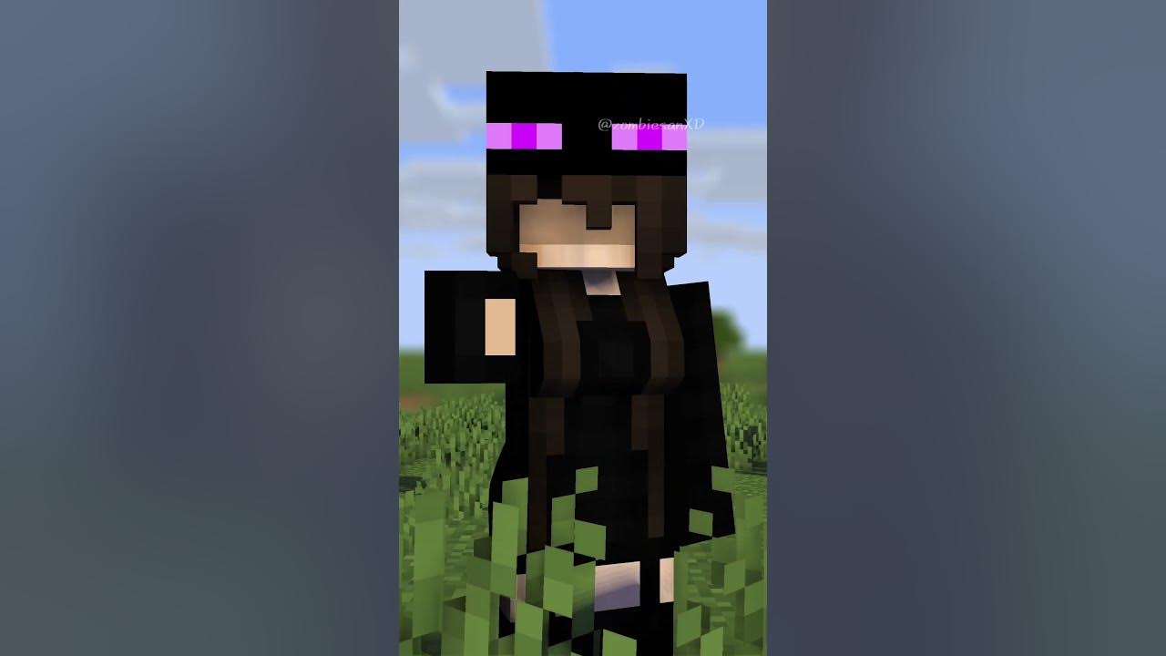 Save endermite from enderman - minecraft animation #shorts