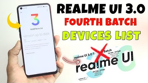 Realme UI 3.0 Fourth Batch Devices List | realme UI 3.0 New Update | Full Devices list | Apply Now ⚡