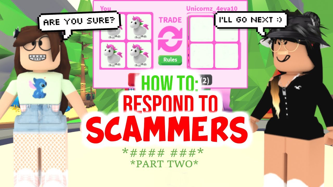 How To Avoid Scammers Getting Scammed In Adopt Me Sunsetsafari Youtube - roblox adopt me scams on craigslist