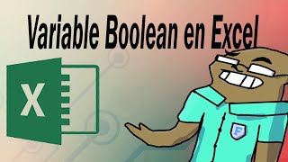 Aprendan a programar en Excel VBA  Variables Boolean
