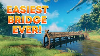 The EASIEST Way To Build A Bridge In Valheim Mistlands!