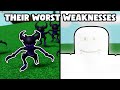 Slap battles entities and their worst weaknesses