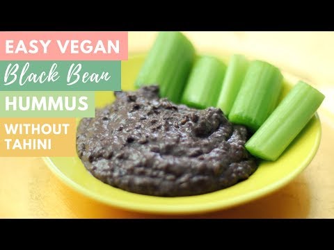 Easy Vegan Black Bean Hummus without tahini