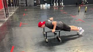 Push Up to Parallette Shoot Throughs