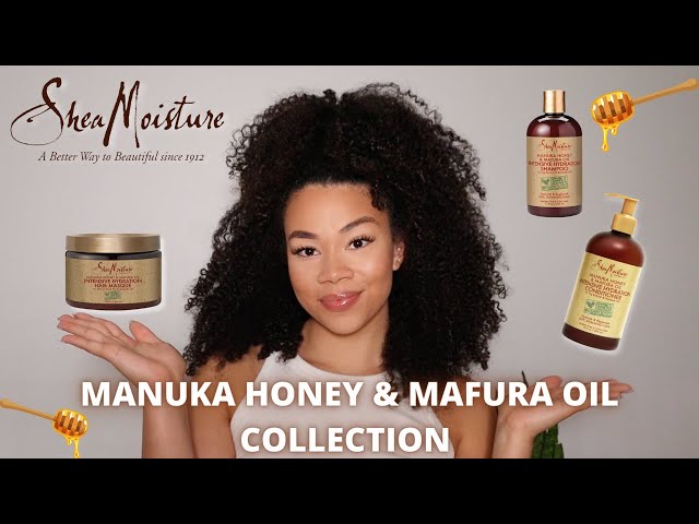 SheaMoisture Manuka Honey & Mafura Oil Collection Review + Demo On