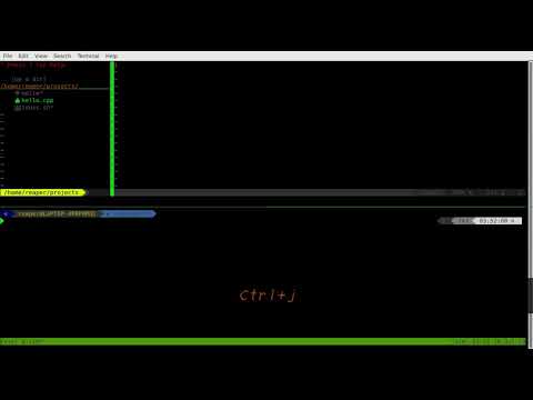 C++ hello world example