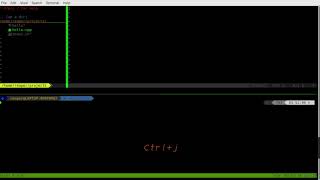 C++ hello world example