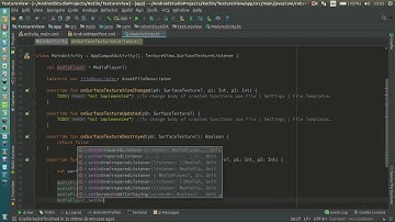 Android Kotlin Usage Tutorial #055 - TextureView