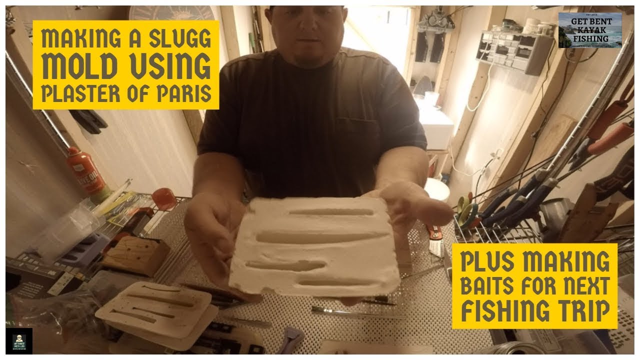 Making Open Pour Molds Using Plaster Of Paris + Pouring Slugg Baits