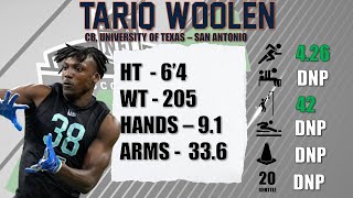 Tariq Woolen ⚡️🏃🏻💨 DRAFT PROFILE || 2022 NFL Draft