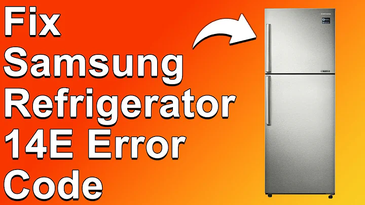 How To Fix Samsung Refrigerator 14 E Error Code (Freezer Temperature Sensor Issue And The Solution)