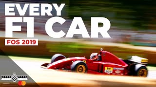 Every F1 car run at Goodwood Festival of Speed 2019