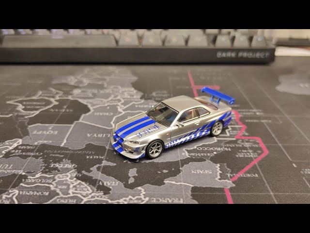 1/64 KOD - Nissan Skyline R34 C-West Style - YouTube