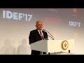 Başbakan Yıldırım, 13. Uluslararası Savunma Sanayi Fuarı IDEF 2017 Açılış Programı'nda konuştu