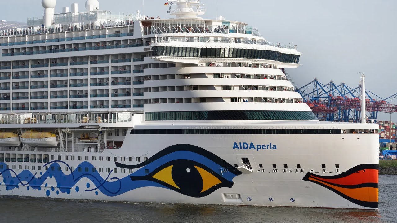 AIDA Perla Auslaufen aus Hamburg (Hafengeburtstag) (10.05.25)