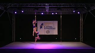 Michaela Bonnerup & Zofie Strååt Artistisk Pole Professionell Dubbel 18+