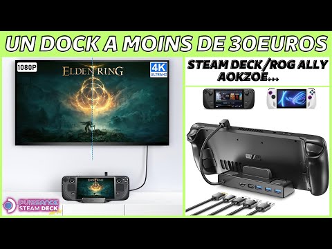 UN DOCK A 20euros pour Asus Rog Ally et Steam Deck!!!belle économie!