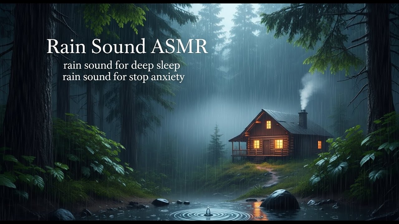 Cinematic Night Rain and Thunder Soundscape for Deep Sleep and Emotional Calm for Insomnia Reco