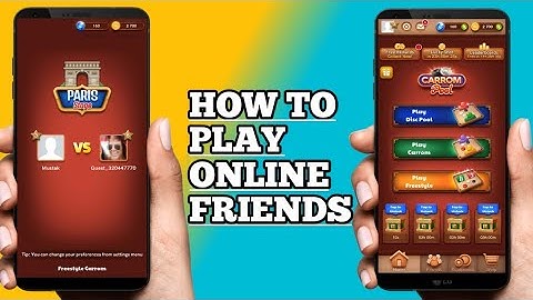 How to play carrom game with online friends in carrom pool