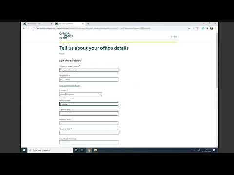 Claimant Representative Registration Demonstration