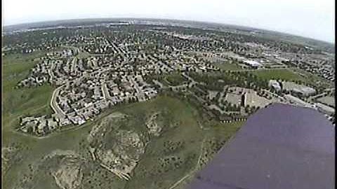 My AXN glider flying in FPV