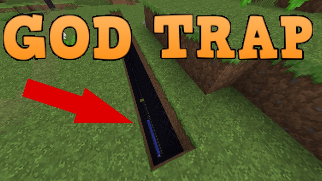How to make a god trap in Minecraft! (Minecraft Factions Tutorial)