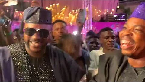 ODUNLADE ADEKOLA&WOLI AROLE BECOME CYNOSURE OF ALL EYES@ENIOLA AJAO'S MOVIE PREMIERE,"OWAMBE THIEVES