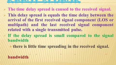 Statistical Multipath Channel Models