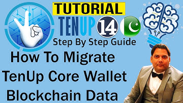 How To Migrate TenUp Core Wallet Blockchain Data from one Computer to Another | Best Cryptocurrency