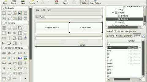 Rapid Application Development with Glade 3.0 part 2