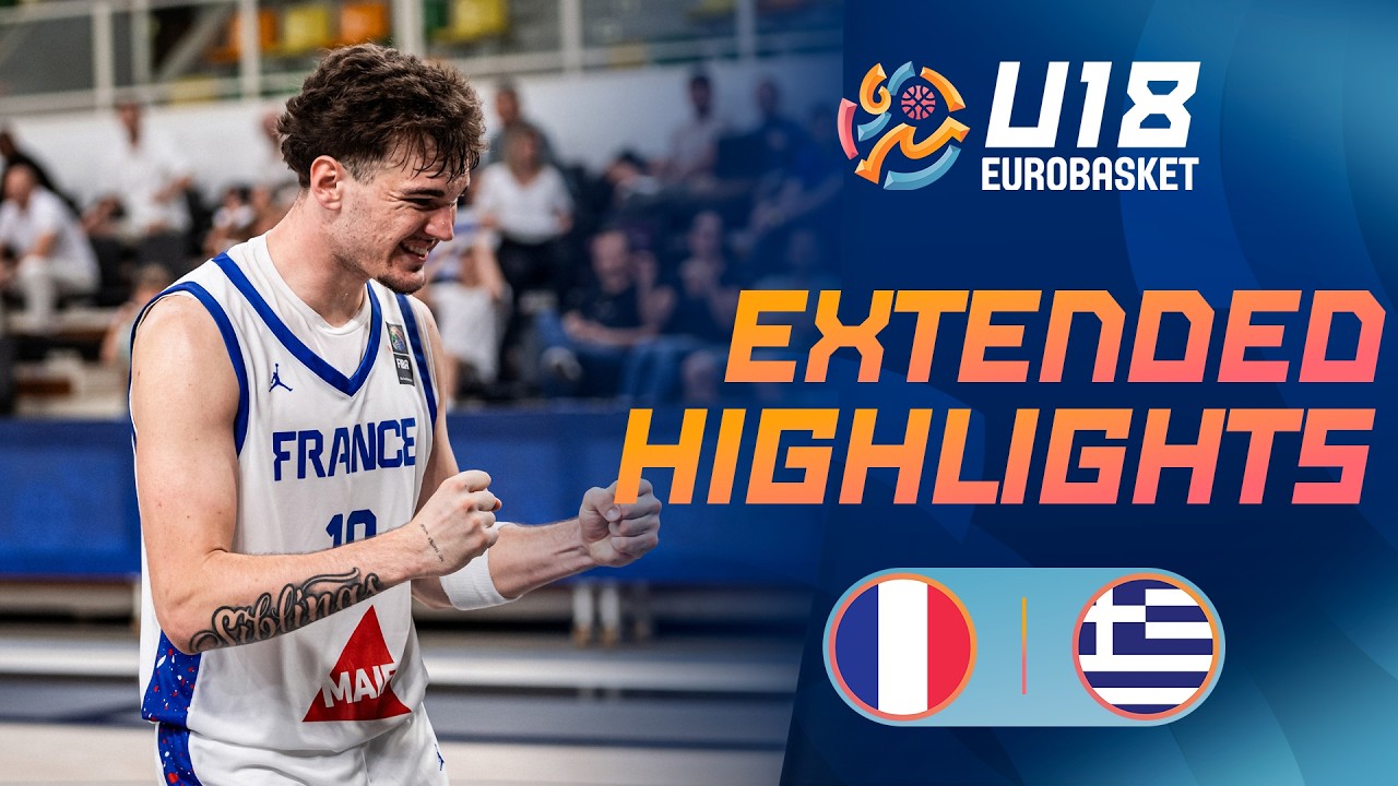 Group Phase: France 🇫🇷 vs Greece 🇬🇷 | Extended Highlights | FIBA U18 EuroBasket 2026