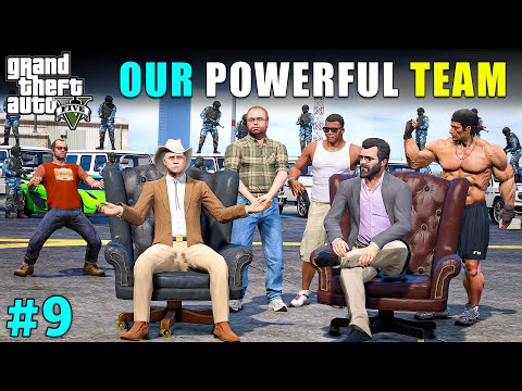 MICHAEL'S MOST STRONGEST TEAM READY FOR WAR | GTA V GAMEPLAY #9 | GTA 5
