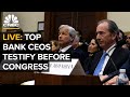 LIVE: Major bank CEOs testify before the House Financial Services Committee — 5/27/21