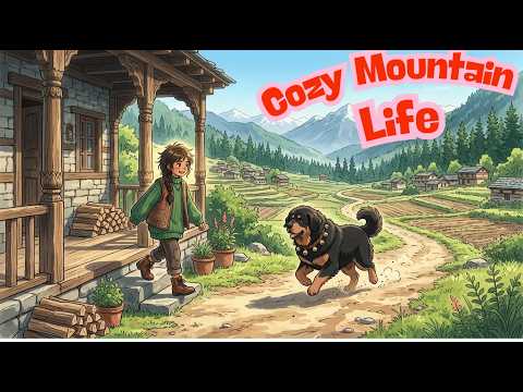 A Peaceful Life in an Indian Mountain Village 🌿 | Cozy Ghibli-Inspired Animation