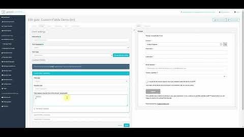 Advanced - Custom Fields