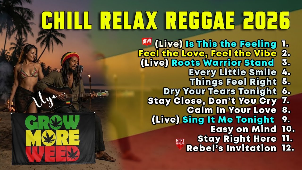 Roots Reggae Love Songs Mix Popular 2026 💝🏝️ | Sweet Love Reggae for Relaxing Moments