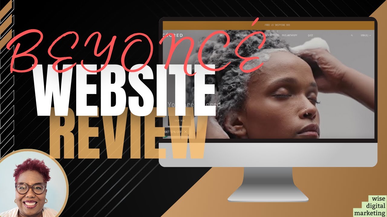 A quick website review of Cécred, Beyoncé's new hair care line website ...