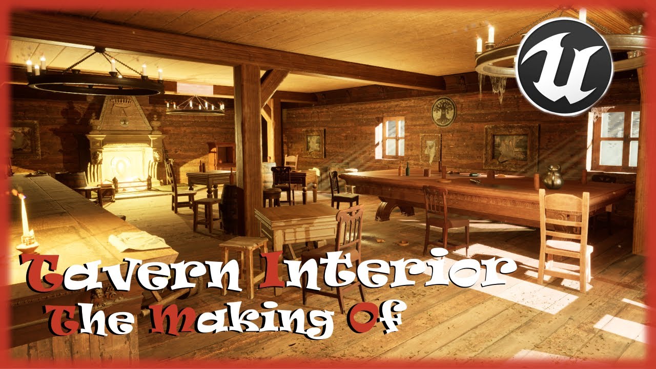 Tavern Interior made in UE5! Full Build! - YouTube