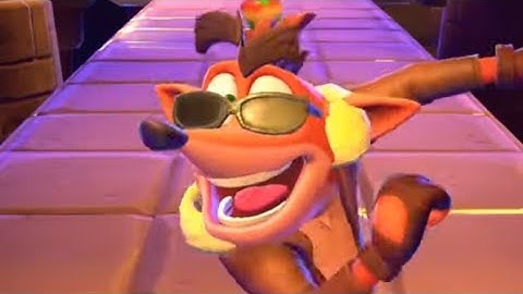 Crash Bandicoot On The Run Part 7: Temple Ruins Time Trial & Collection Run  (NEW)