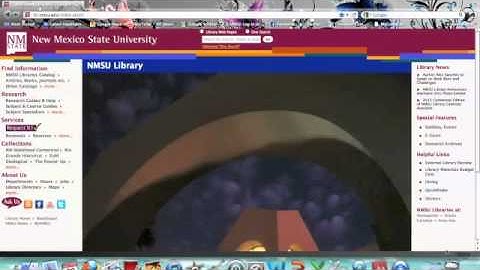 Using the NMSU Library Databases and Google