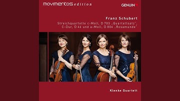 String Quartet No. 4 in C Major, D. 46: IV. Finale: Allegro