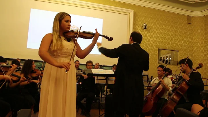 Mozart Violin Concerto Nr 3 played by Katya Tsukan...