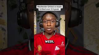 Machester United vs Leads United lineup #manchesterunited #premierleague #shorts #lineups